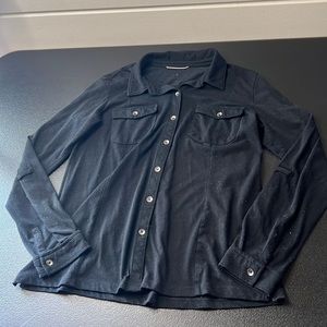 Royal Robbins Standard Fit Black Long Sleeve Button Down SZ Medium